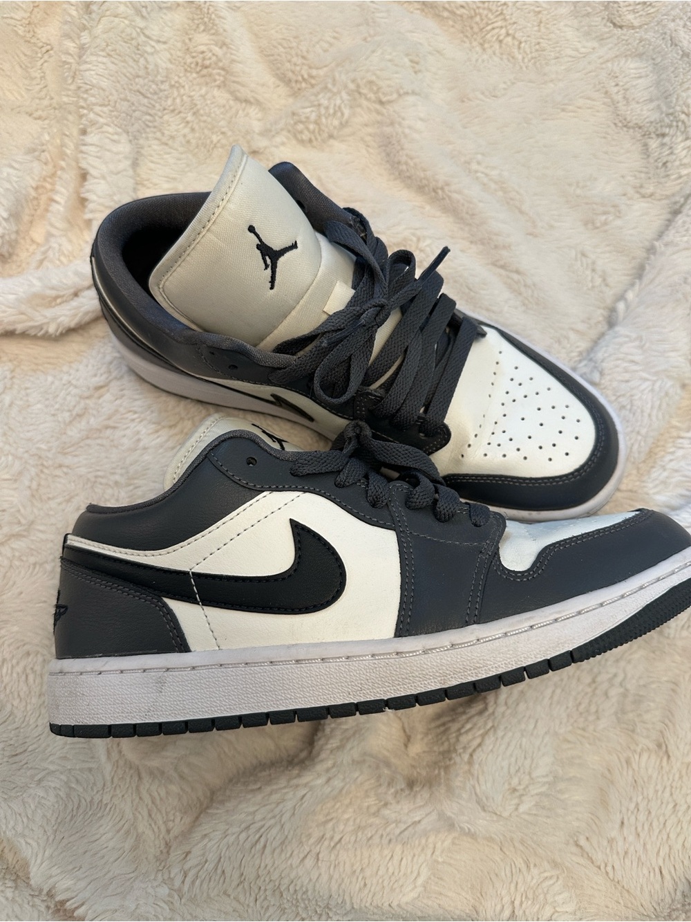 Nike Air Jordan 1 Low — Black and White Men’s Sneakers
